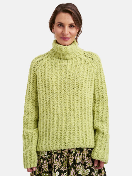 SMITH & SOUL Damen Strickpullover, grün