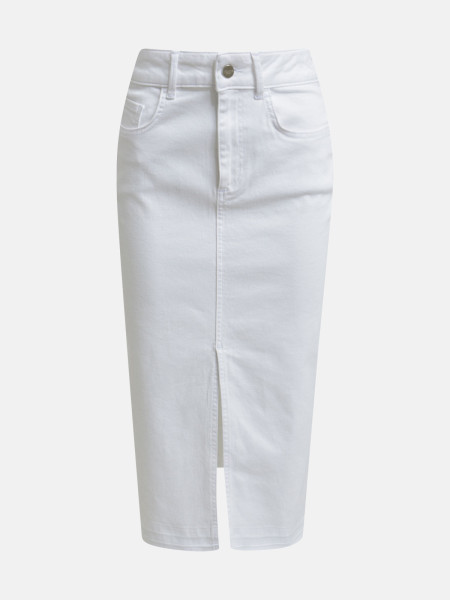 MILANO ITALY Damen Jeansrock, weiß