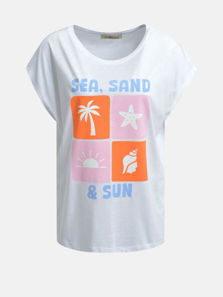 SMITH & SOUL Damen T-Shirt, weiß