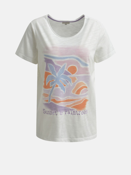 MILANO ITALY Damen T-Shirt, creme