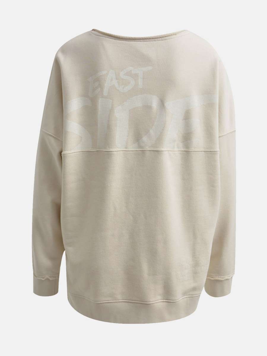 SMITH & SOUL Sweatshirt - mit Prints - beige ➤ DESIGNERMODE.COM 