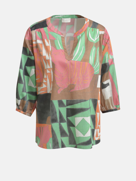 MILANO ITALY Damen Bluse, grün