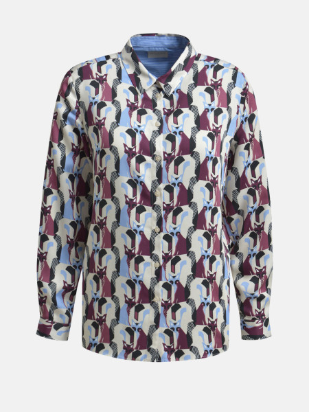 MILANO ITALY Damen Bluse, vino