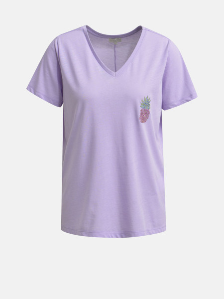 MILANO ITALY Damen T-Shirt, lavendel