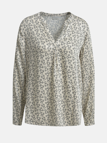 MILANO ITALY Damen Bluse, beige