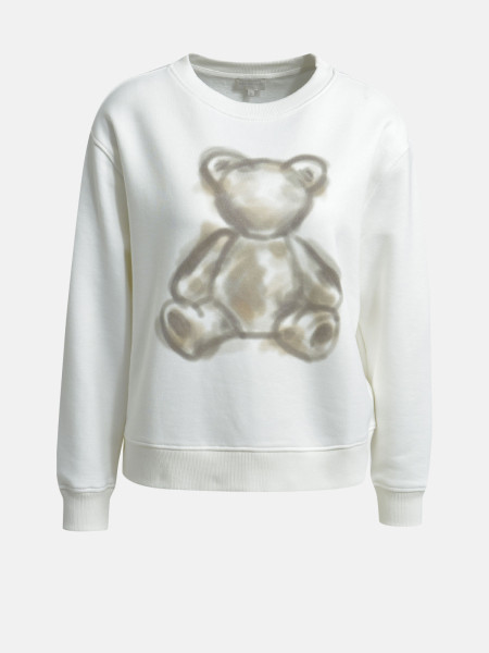 MILANO ITALY Damen Sweatshirt, creme