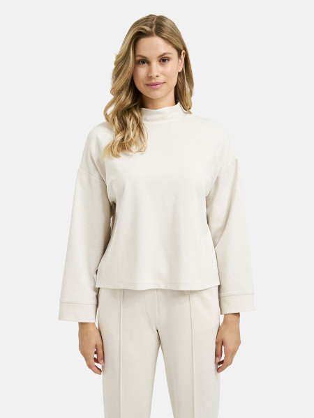 MILANO ITALY Damen Sweatshirt, creme