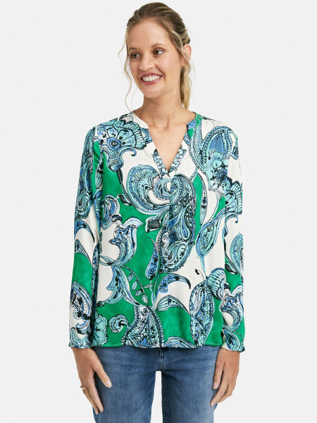 MILANO ITALY Damen Bluse, blau