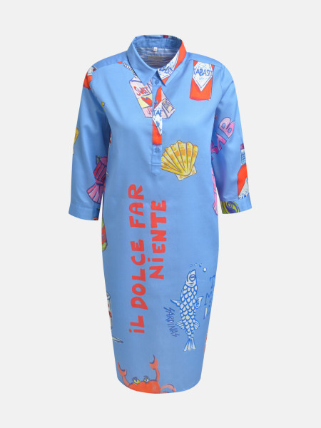 MILANO ITALY Damen Kleid, blau