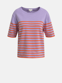 Vorschau: MILANO ITALY Damen Kurzarmpullover, lavendel Vorschau: MILANO ITALY Damen Kurzarmpullover, lavendel