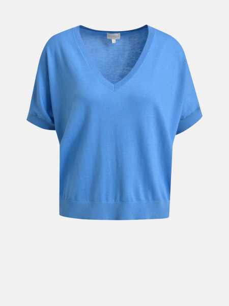 MILANO ITALY Damen Strickshirt, blau