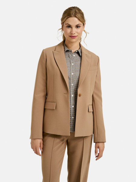 MILANO ITALY Damen Blazer, hellbraun