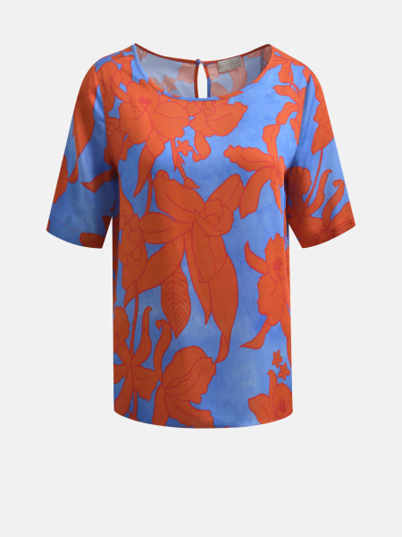 MILANO ITALY Damen Bluse, blau