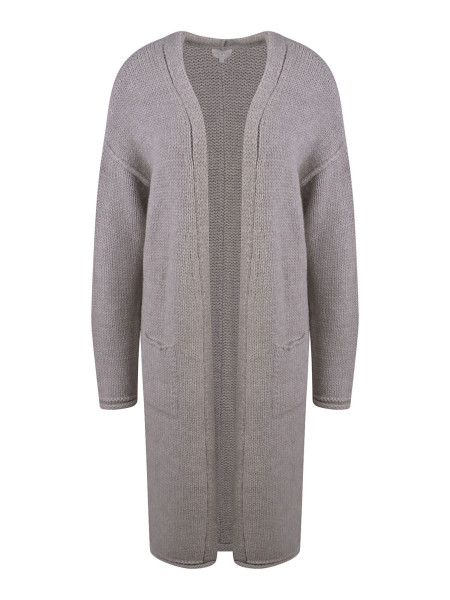 MILANO ITALY Damen Strickjacke, hellbraun