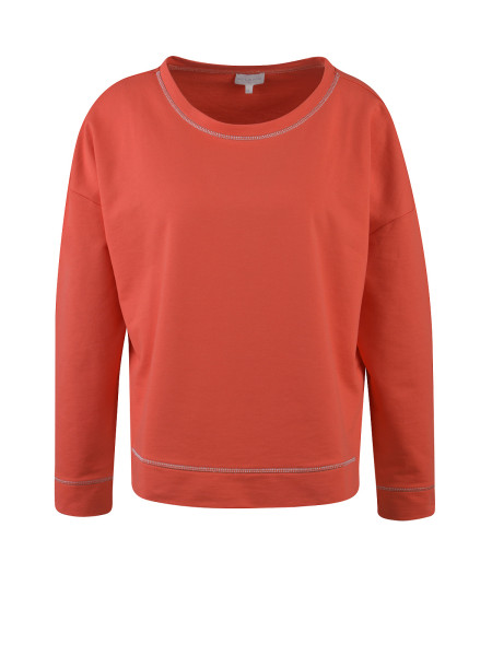 MILANO ITALY Damen Sweatshirt, rotorange