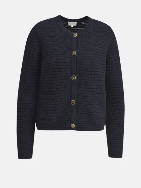 MILANO ITALY Damen Strickjacke, dunkelblau