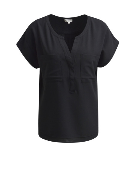 MILANO ITALY Damen Bluse, schwarz