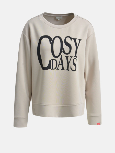 MILANO ITALY Damen Sweatshirt, beige
