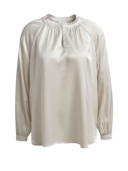 MILANO ITALY Damen Bluse, creme
