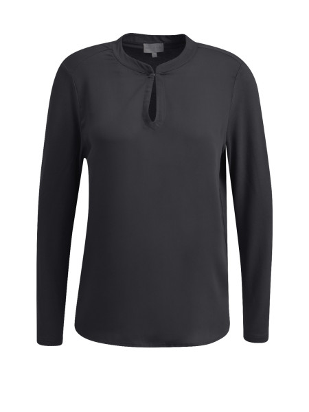 MILANO ITALY Damen Shirtbluse, schwarz