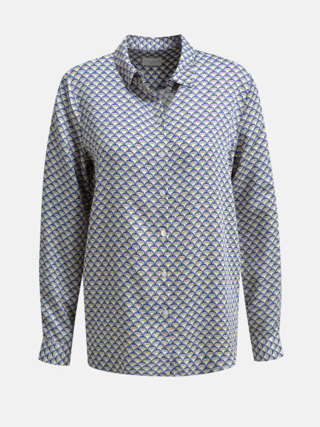 MILANO ITALY Damen Bluse, blau