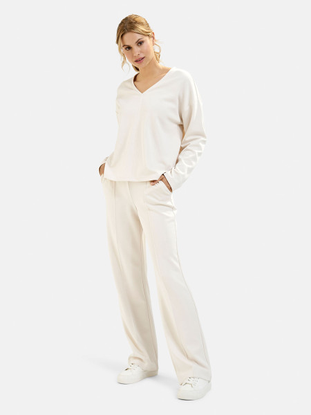 MILANO ITALY Damen Sweatshirt, creme