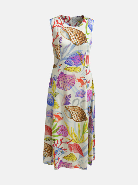 MILANO ITALY Damen Kleid, offwhite