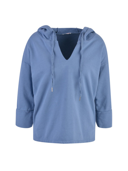 HEARTKISS Damen Sweatshirt, blau