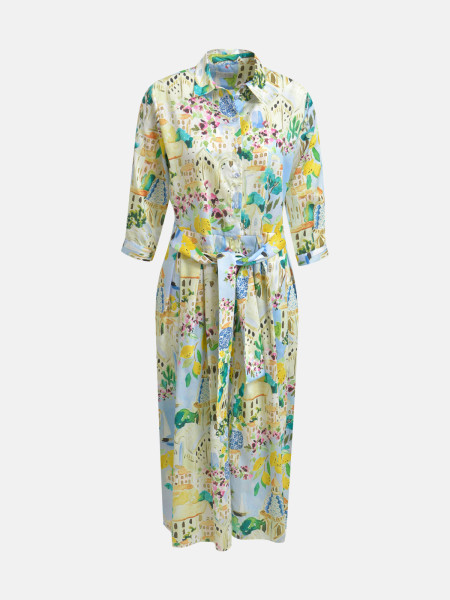 MILANO ITALY Damen Kleid, hellblau