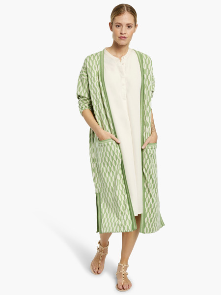 MILANO ITALY Damen Strickjacke, grün