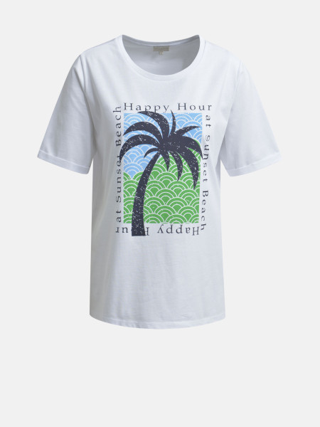 MILANO ITALY Damen T-Shirt, weiß