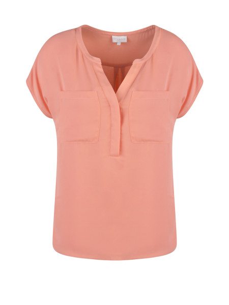 MILANO ITALY Damen Bluse, apricot