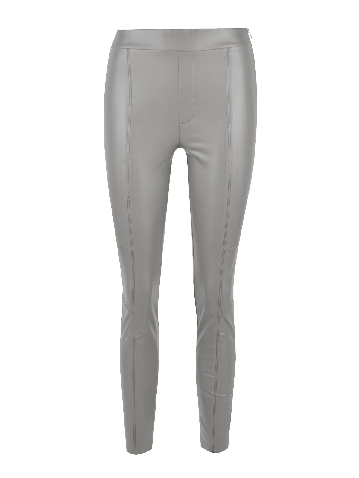 MILANO ITALY Hose Lederoptik grau