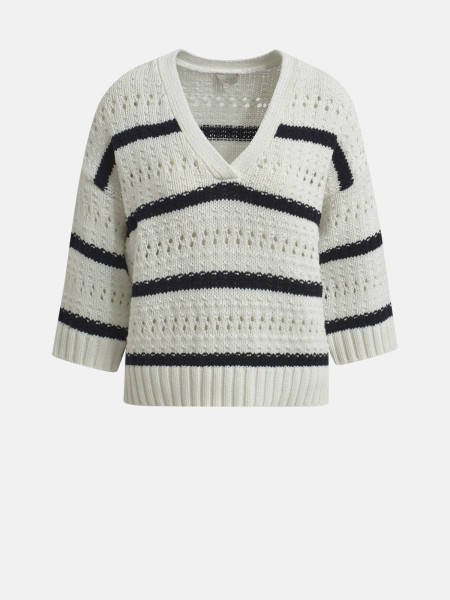 MILANO ITALY Damen Pullover, creme