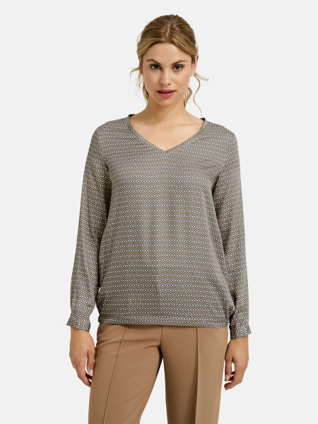 MILANO ITALY Damen Bluse, taupe