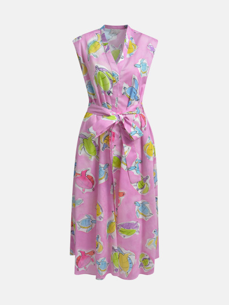 MILANO ITALY Damen Kleid, rosa