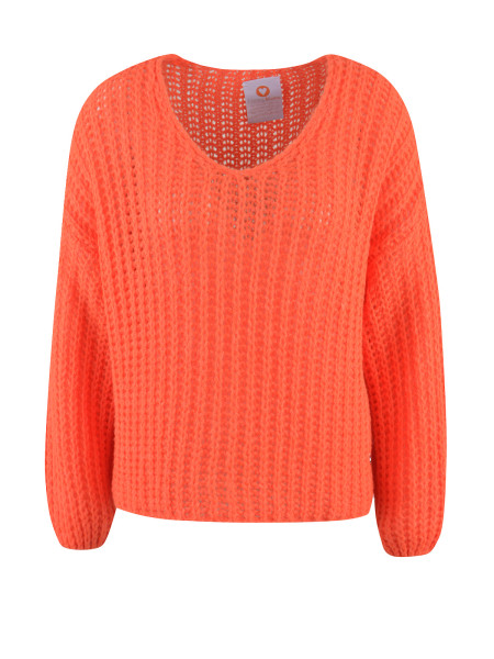 HEARTKISS Damen Pullover, orange