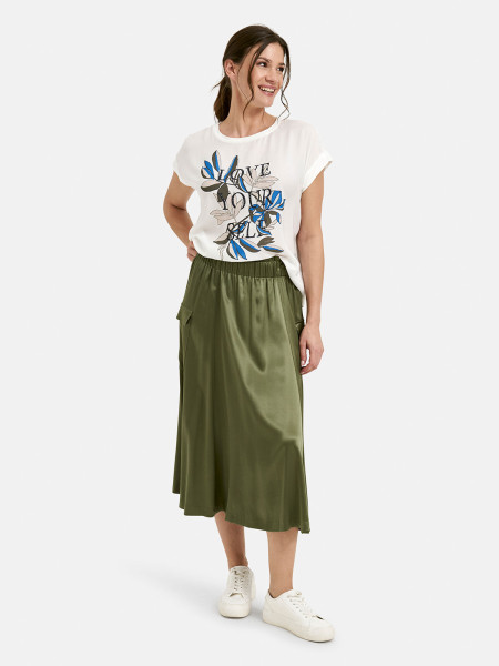 MILANO ITALY Damen T-Shirt, creme