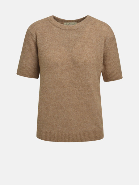 SMITH & SOUL Damen Kurzarmpullover, caramel