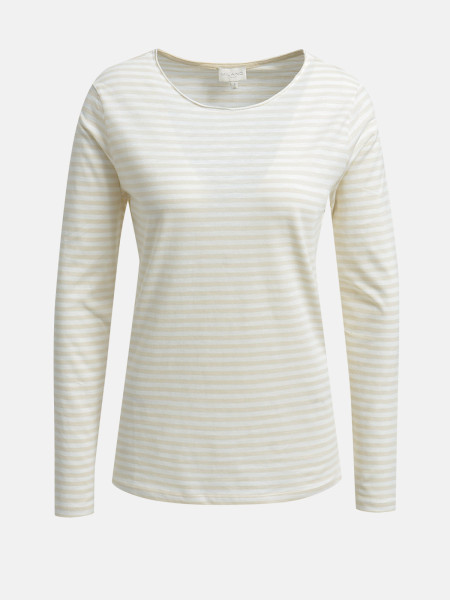 MILANO ITALY Damen Langarmshirt, creme