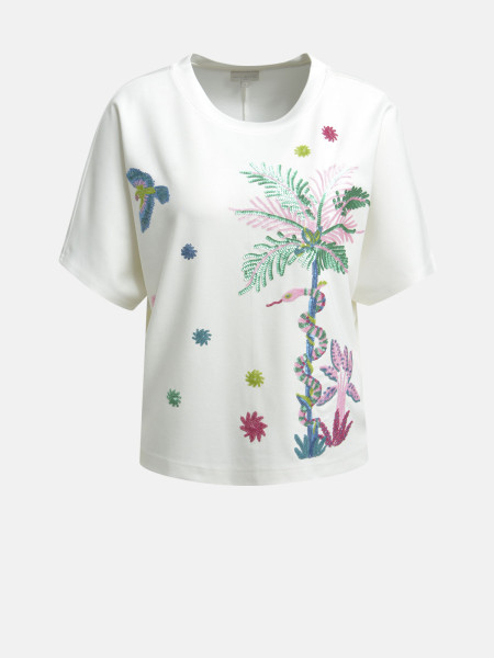 MILANO ITALY Damen Sweatshirt, offwhite