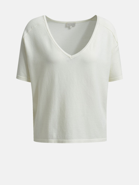 MILANO ITALY Damen Strickshirt, creme