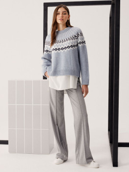 Vorschau: SMITH & SOUL Damen Pullover, blau Vorschau: SMITH & SOUL Damen Pullover, blau