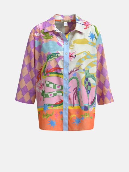 SMITH & SOUL Damen Bluse, lila