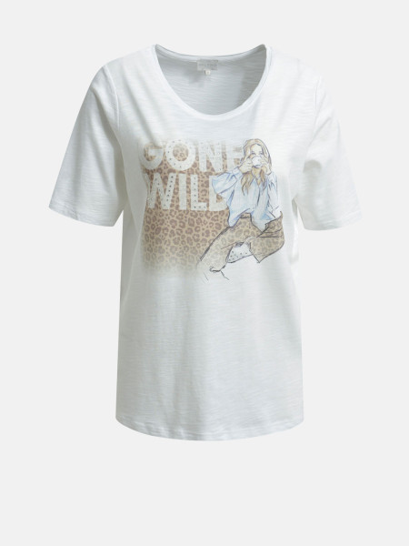 MILANO ITALY Damen T-Shirt, offwhite