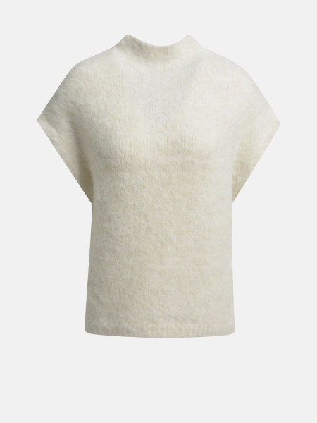 SMITH & SOUL Damen Kurzarmpullover, beige