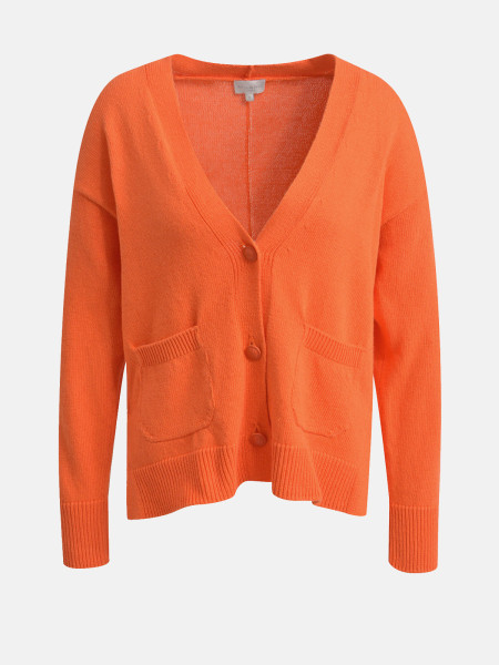 MILANO ITALY Damen Strickjacke, orange