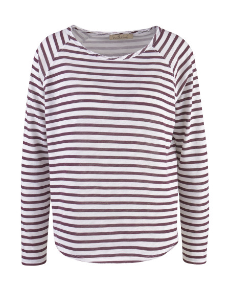 SMITH & SOUL Damen Langarmshirt, bordeaux