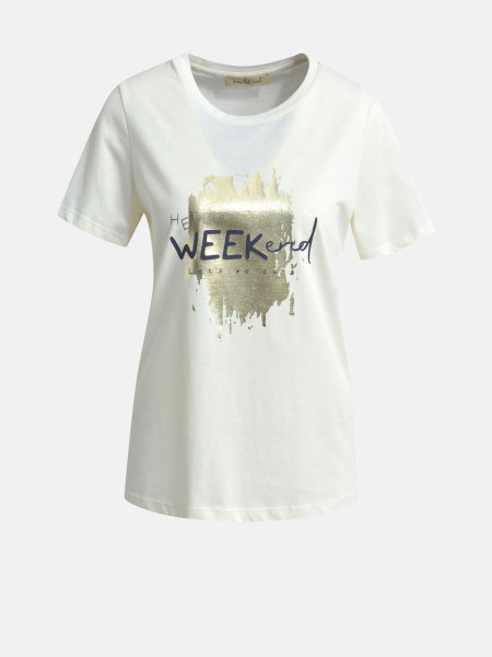 SMITH & SOUL Damen T-Shirt, creme