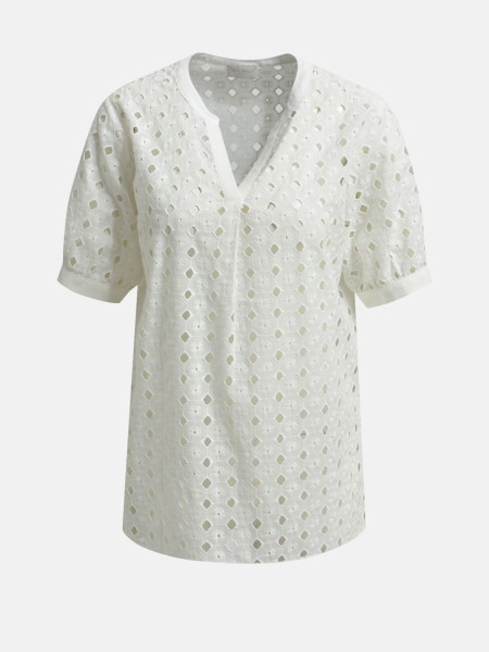 MILANO ITALY Damen Bluse, offwhite